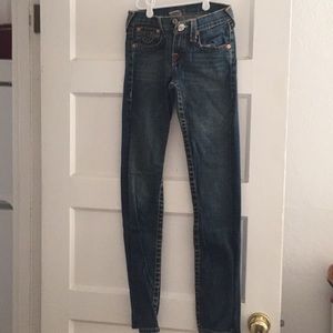 True Religion size 14 girls skinny jeans